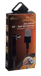 Кабель USB <--> Lightning  1.0м RITMIX RCC-423 GAMING Black