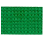 Пластина-перекрытие для конструктора, 16 х 24 см, цвет зелёный