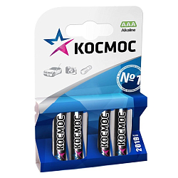 Элемент питания КОСМОС LR03 BL-4 CLASSIC