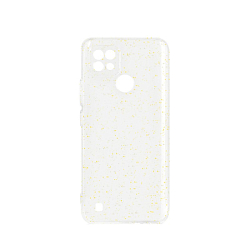 Силиконовый чехол DF для Realme C21 DF rmShine-01 с блестками
