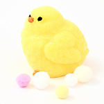 Сквиш антистресс - игрушка «Цыпа», с пушистой посыпкой 10843345