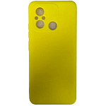 Задняя накладка SILICONE COVER Soft Matte для Xiaomi Redmi 12C Жёлтый
