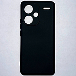 Силиконовый чехол NANO для Xiaomi Redmi NOTE 13 PRO Plus (4G) чёрный