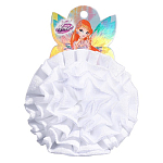 Бант для волос, ВИНКС, белый пышный, 11 см    4665759