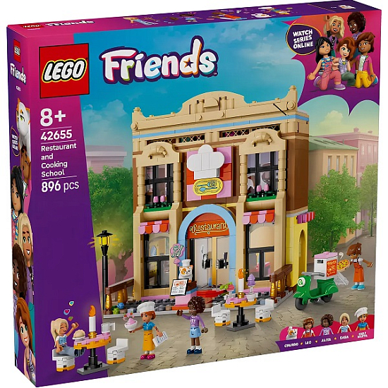 Конструктор LEGO Friends 42655 Restaurant and Cooking School