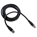 Кабель Type-C <--> Type-C 1.0м WALKER C735 черный, 45W