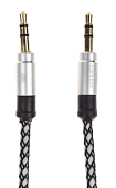 Кабель Jack 3.5 <--> Jack 3.5  1.5м EARLDOM ET-AUX04 в переплёте, белый