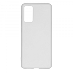 Cиликоновый чехол NONAME для Samsung Galaxy M51 (Белый), матовый
