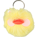 Брелок - Пушистик на кольце "Необычный утёнок" жёлтый 10х6х6 см   10707369