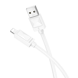 Кабель USB <--> Lightning  1.0м BOROFONE BX109 White