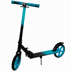 Самокат 200 мм 141V-631 бирюзово-черный
