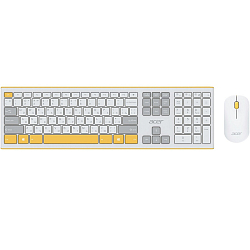 Клавиатура+мышь Acer OCC200 жёлтый