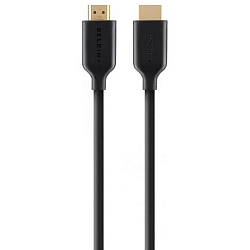 Кабель HDMI <--> HDMI 2.0м BELKIN F3Y020BT2M черный