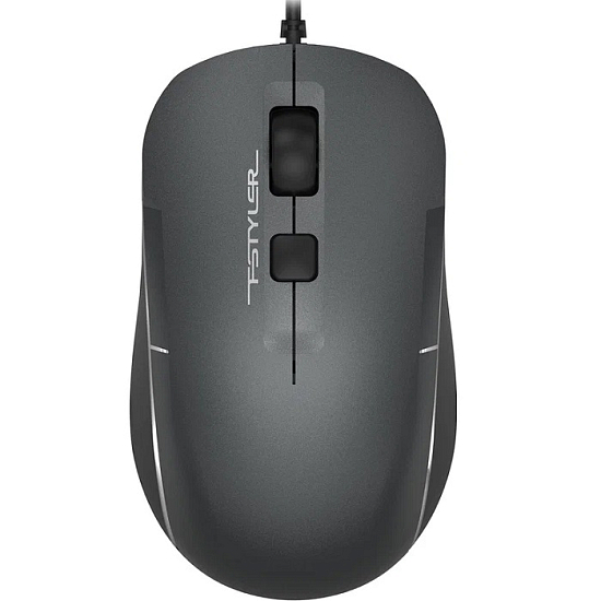 Мышь A4Tech Fstyler FM26 серый/черный для ноутбука