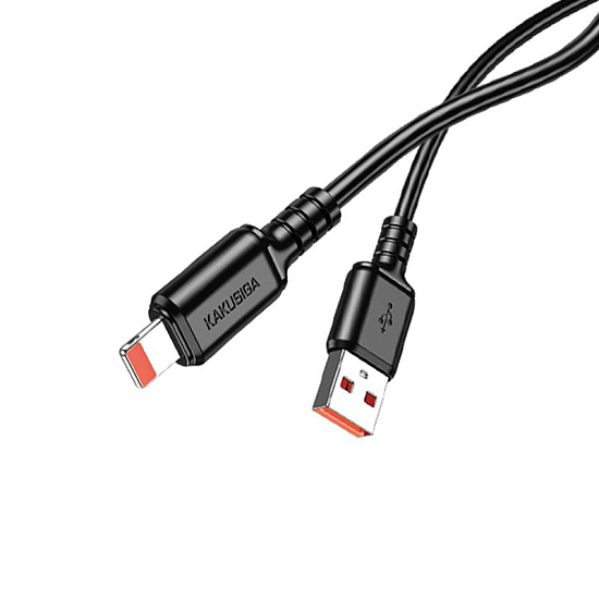 Кабель USB <--> Lightning  1.0м Kakusiga KSC-982 черный