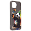 Задняя накладка SC335 для iPhone 12/12 Pro  (панда) (grey) (227082)