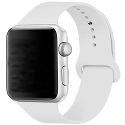 Силиконовый ремешок ISA для Apple Watch 38/40mm Sport Белый