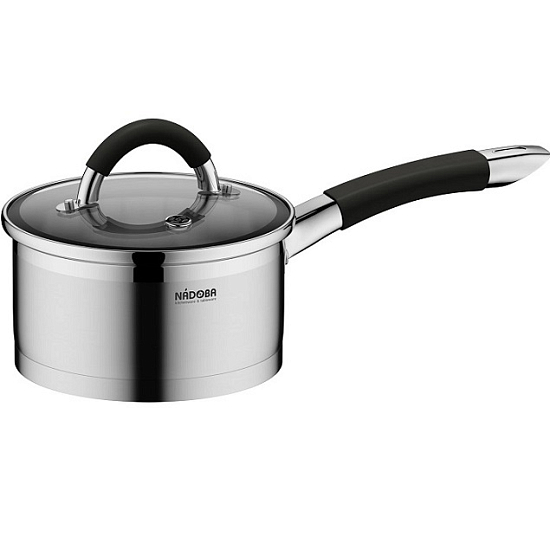 Ковш 1.5л NADOBA серия OLINA со стеклянной крышкой