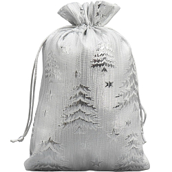 Мешочек подарочный парча «Новогодний лес», 16×24 см 9717582