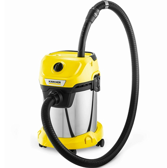  Хозяйственный Пылесос Karcher WD3 S 1000Вт чёрный/желтый