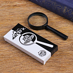 Лупа классическая 6х, d=6см, Мастер К. чёрная 486427
