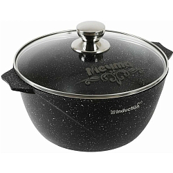 Кастрюля 4л МЕЧТА Гранит black арт.44802