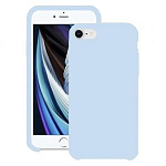 Задняя накладка ZIBELINO Soft Matte для iPhone SE 2020 голубой