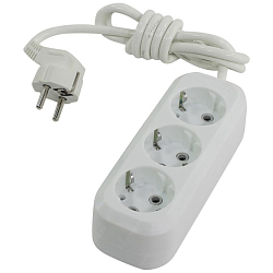 Сетевой удлинитель  1.5м SMARTBUY 3 розетки (SBE-16-3-1,5-Z)