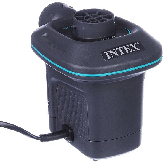 Насос электрический INTEX 66640, 220В "Quick-Fill AC" 650л/м, насадки в комплекте