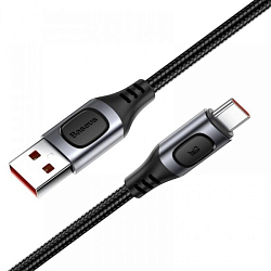 Кабель USB <--> Type-C  1.0м BASEUS Flash Multiple Fast Charge Protocols Convertible Baseus Gray (CATSS-A0G) 5A