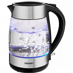 Чайник электрический ZELMER ZCK8011 GLASS/INOX
