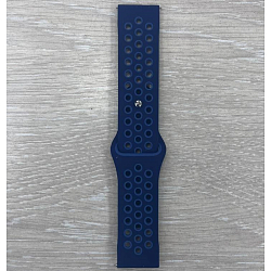 Универсальный силиконовый ремешок NIKE 20-22mm, синий