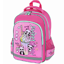 Рюкзак ПИФАГОР SCHOOL, 1 отделение, 3 кармана, Sweet mood, 38x28х14 см, 272086