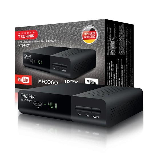 Ресивер DVB-T2 WUNDER TECHNIK WT2-P4011