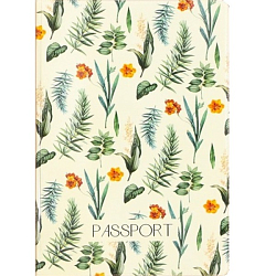 Обложка для паспорта «Цветы», ПВХ.