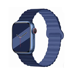 Силиконовый ремешок HOCO WA22 для APPLE Watch 38/40/41mm, синий, тёмный