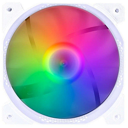 Вентилятор для корпуса 1STPLAYER F1 White 120mm LED 5-color 1000rpm 3pin F1-WH OEM