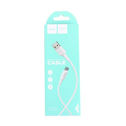 Кабель USB <--> Type-C  1.0м HOCO X25 Soarer белый