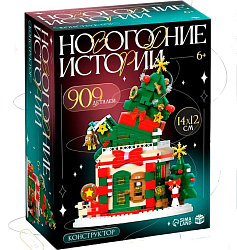 Конструктор «Новогодние истории. Ёлочка», с гирляндой, 909 д10888644