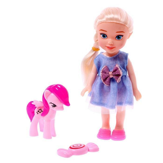 Кукла малышка «Майя» с пони и аксессуарами, МИКС  7135800