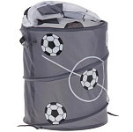 Корзина для игрушек "Футбол" с ручками и крышкой 1580323