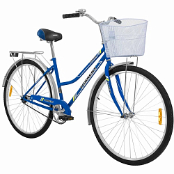 Велосипед TORRENT Ussury (рама сталь 18", дорожный, 1скорость, колеса 28д, корзина)