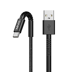 Кабель USB <--> Type-C  2.0м MIVO MX-60T черный