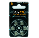 Элемент питания FAISON ZA13 ZincAir BL-6 (6/120/2400), (арт.FS-B-1122)