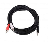 Кабель Jack 3.5 <--> 2RCA  5.0м VCOM