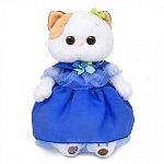 Мягкая игрушка Кошечка Ли-Ли в синем платье, 27 см