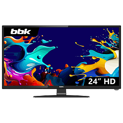 Телевизор BBK 24LEM-1080/T2C черный 24"