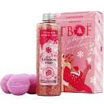 Подарочный набор, соль для ванны 220 г и бомбочки для ванны 4х40 г 7987106