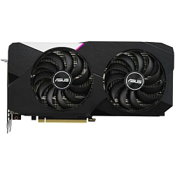 Видеокарта ASUS NVIDIA GeForce RTX 3060Ti, DUAL-RTX3060TI-O8GD6X-WHITE 8192Mb 256 GDDR6X 1710/19000 HDMIx1 DPx3 HDCP Ret