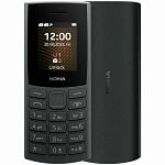 Телефон Nokia 106 TA-1564 DS CHARCOAL 4/4Mb черный